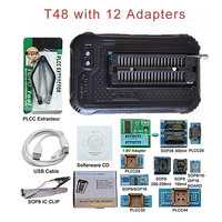 Programador USB de alta velocidad T48, placa base para coche, Flash, Bios, TL866, versión mejorada, programación de Chip