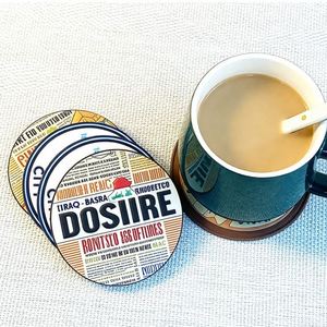 Promotion en gros : Sous-verres personnalisés 3D en plastique, silicone et caoutchouc souple pour boissons - Product Image 1