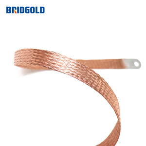 Thanh đồng dẫn điện BRIDGOLD chất lượng cao, dẻo, bện, 120A, kiểu dẹt, dây đồng nối đất, sản xuất tại Trung Quốc, tùy chỉnh theo yêu cầu. - Product Image 3