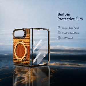 Étui de téléphone magnétique en fibre de carbone de luxe pour iPhone Duo avec protection à 360° °   Support de téléphone avec protection d'écran avant antichoc - Product Image 6