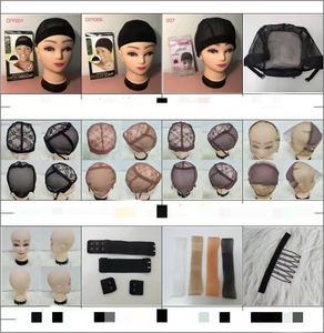 Letsfly Perruque sans colle économique, outil de couture pour extensions capillaires et travaux d'aiguille, filet de fabrication de perruques noires, pince à cheveux, bande élastique - Product Image 4
