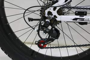 Vélo de neige à suspension intégrale, cadre 26 pouces, 21 vitesses, frein à disque, vélo à pneus gras personnalisé pour la descente - Product Image 3