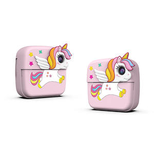 A28 Caméra d'impression pour enfants Mini caméra de <span class=keywords><strong>dessin</strong></span> <span class=keywords><strong>animé</strong></span> 2400W Vidéo 1080P Support à double objectif Impression instantanée Musique MP3 - Product Image 1
