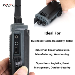 Yinitone HT-168 Chuyên Nghiệp Kỹ Thuật Số Hai Cách Cho Walkie Talkie Ai Giảm Tiếng Ồn 6800MAh Pin Uhf Tần Số 0-5Km Phạm Vi - Product Image 4