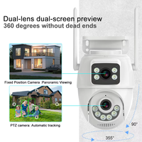 Tuya PTZ WiFi caméra couleur Vision nocturne Audio bidirectionnel suivi de mouvement IP66 étanche Protection extérieure