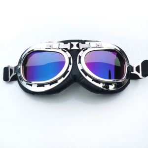 Lunettes de soleil rétro de haute qualité pour moto, style steampunk, pour homme et femme, vente en gros - Product Image 5