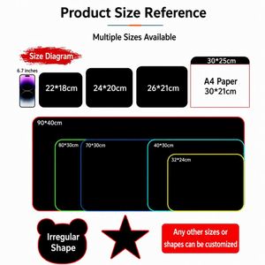 Custom <b>Large</b> Black <b>Mouse</b> <b>Pad</b> Waterproof Stitched Edges Non-slip Rubber Gaming Desk Mat for Office Home in Stock Bulk Wholesale - Product Image 4