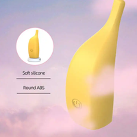 Bananenvibrator Fruitvormige Clitoris Massager G-spot Stimulator Siliconen Waterdicht Magnetisch Opladen Stil Volwassenen Seks Speelgoed Vrouwen