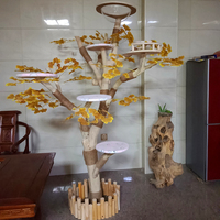 Arbre à chat en fleurs de cerisier, grand, moderne, en soie, pour grimper, à faire soi-même, en vente en gros