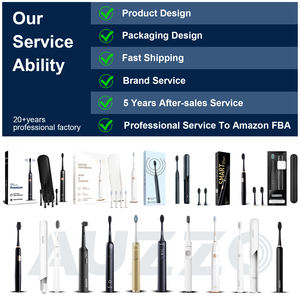 Cepillo de dientes eléctrico para adultos Cerdas duras recargables por USB para limpieza profunda Kit de cuidado bucal de larga duración de la batería - Product Image 4