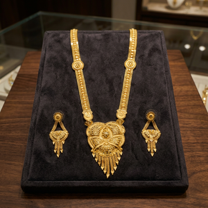 Wholesale Forming Long 14K 18K 24K Gold Plated Necklaces, Traditional Jewelry, Fashion Jewelry, Gold Filled Luxury Brass Jewelry - Product Image 1