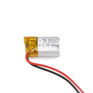 Hot sale rechargeable 3,7 v 501017 50mah polymer battery - Product Image 1