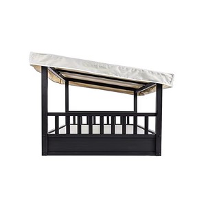 Casa para Perros de Madera Resistente a la Intemperie, <span class=keywords><strong>Caseta</strong></span> Aislada para Perros Grandes, Moderna y Duradera, Mueble Cama para Perros - Product Image 1