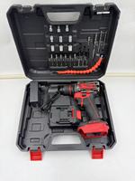 Fournisseur direct d'usine de kits d'outils de perçage à percussion sans fil à moteur sans balais avec batterie au lithium rechargeable et options personnalisables