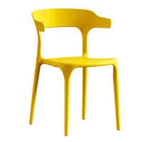 Chaises de salle à manger ensemble de table à manger vente moderne chaise de salle à manger de luxe design moderne en plastique