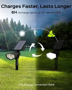 Solar Landscape Lighting Outdoor Solar Garden Decor Pathway Lights For Park Villa Patio Decoration