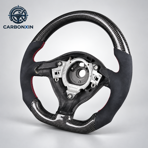 Volant en fibre de carbone forgé personnalisé pour Volkswagen Golf 4 5 6 6R 7 7R 7.5 8 MK4 8 7 7.5 6 5 GTI GTD GTE Polo Scirocco R - Product Image 1