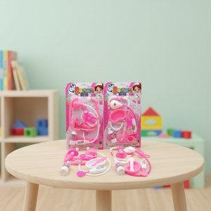 Ensemble de jeu d'hôpital rose, kit de <span class=keywords><strong>docteur</strong></span> jouet avec stéthoscope - Product Image 4