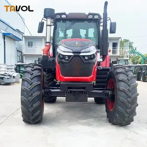 Trattore agricolo 120hp 140hp 150hp 160hp 180hp 200hp 220hp dell'azionamento dell'ingranaggio delle aziende agricole con l'aggancio a 3 punti