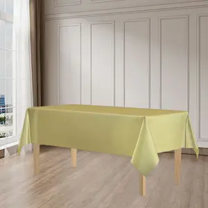 Capas de mesa de plástico resistentes mais vendidas capas de mesa retangulares de spandex para restaurantes com impressão ecológica