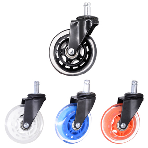 3-Zoll-Rollblatt Bürostuhl Lenkräder Alle Böden Ersatz radsatz mit 5 Rädern - Product Image 1