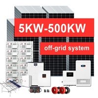 Système complet de stockage d'énergie solaire hors réseau avec batterie 15 kW, onduleur hybride tout-en-un pour ferme et zone isolée