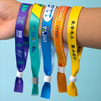 Nouveau design personnalisé bracelet en satin pour festival bracelets promotionnels par sublimation pour événements