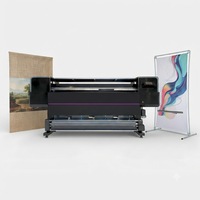 Printer Spanduk 2008S 2050mm Printer Sublimasi Dua Sisi Dengan 4 Printhead I1600 untuk Pencetakan Kain Spanduk