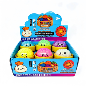 Juguete Sensorial Antiestrés de Burbujas de Gel Súper Suave de Rápido Rebote, Tipo Dumpling <span class=keywords><strong>Pop</strong></span> Bao Bun, con Caja, Paquete de 72 Unidades, el Más Vendido en Nuestro Almacén de EE. UU. - Product Image 4