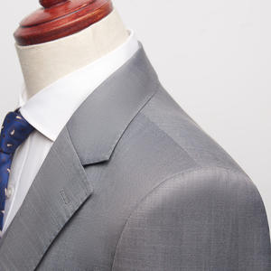 Set completo Casual da uomo a tre pezzi di alta qualità nuova collezione di colore <span class=keywords><strong>grigio</strong></span> <span class=keywords><strong>scuro</strong></span> con chiusura a bottone taglie forti - Product Image 3