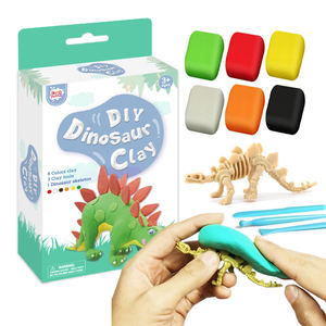 Набор глины для моделирования динозавров для От <span class=keywords><strong>3</strong></span> до 12 лет, мягкая, без беспорядка, Волшебная глина для моделирования, подарок для мальчиков и девочек, игрушки для рисования - Product Image 1