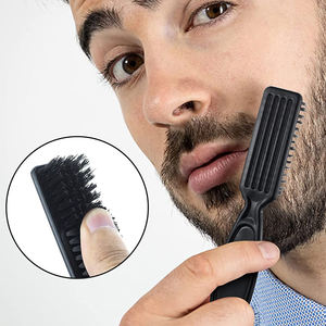 Populaire Hommes Barbe Remplissage Stylo Kit <span class=keywords><strong>Crayon</strong></span> De Coiffeur Avec Brosse Poils Du Visage Sourcil Outil Mâle Moustache Brosse Ensemble Réparation Forme - Product Image 5