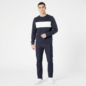 Sudaderas Lisas de Cuello Redondo de Algodón OEM al por Mayor, Materiales Originales, Suéter, Ropa Deportiva para Hombre, Sudadera con Cuello Redondo para Sublimación - Product Image 1