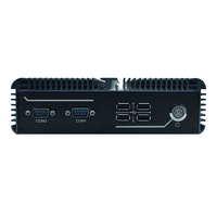Rugged Embedded Fanless Mini Computer Aluminum Housing Dual LAN COM HDMI USB Wide Temp 24/7 Reliable Long Supply Industrial Pc