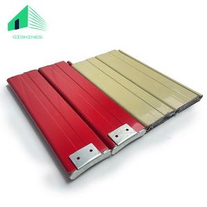 Chine quatre couches PVC résistant au feu évalué volet roulant sortie d'urgence Fiber rideau feu porte ignifuge - Product Image 1