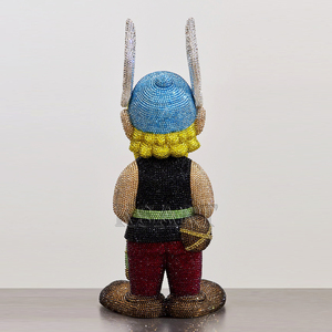 Stick Rhinestone personajes de la Galia héroe animación figuras Asterix pegar cristal diamante Asterix escultura resina artesanía - Product Image 6