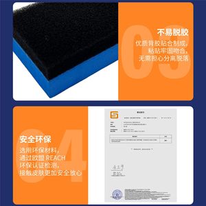 Éponge de lavage auto Amy 70x30x15mm en mousse EVA double face pour revêtement céramique et entretien automobile - Product Image 1