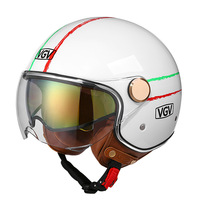 Casque demi-visage vintage de haute qualité ZoomLon 2025, vente flash, sortie d'usine, DOT, double visière, prix de gros d'usine ZoomLon