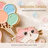 Magnet Kulkas Enamel Bentuk Kucing Lucu WEIMEI Desain Kustom Kartun Hewan Magnet Kulkas Logam Suvenir Kustom Dekorasi Rumah Hadiah