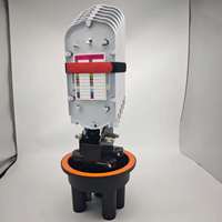 Fiber Optic Joint Box 1 Inlet 4 Outlet 144 Core Ip68 Fiber Enclosure Inline Type PP Material Anti-uv Fiber Splice Closure