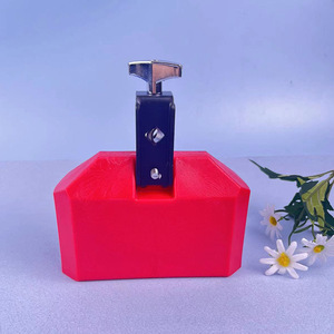 Instrumento de Percusión Orff al por Mayor, Campana de Vaca Cuadrada de Plástico ABS Roja, Bloques de Ritmo Educativos, Claquetas Cuadradas para Niños - Product Image 2