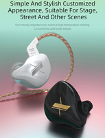 KZ EDX-auriculares dinámicos 1DD, cascos internos de graves HIFI con Monitor de oído, deportivos, con cancelación de ruido