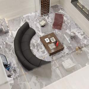 Losas Grandes de Mármol <span class=keywords><strong>Santoro</strong></span> para Decoración del Hogar, Mesa de Comedor, Cocina, Baño, Encimeras de Piedra Natural - Product Image 6