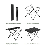 Großhandel Zusammenklappbarer Eierrollen-Schlitztisch X-Rahmen Schnellaufbau Tragbarer Ultraleichter Outdoor-Metall-Campingständer