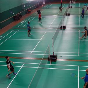 JS 4 strati pavimenti in PVC Anti-scivolo <span class=keywords><strong>campo</strong></span> da Badminton resistenza al fuoco PVC pavimento per Tennis Badminton <span class=keywords><strong>campo</strong></span> da basket - Product Image 5