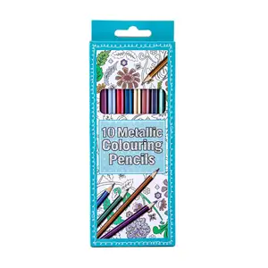 創造的な表現のためのキッズラピスデカラーのための10個のかわいい描画色鉛筆