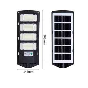 Lampadaires solaires super lumineux pour extérieur, 300W 400W 600W, LED avec détecteur de mouvement, projecteur de sécurité étanche pour jardin - Product Image 5