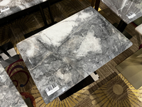 Table d'appoint en pierre luxueuse, table de conférence moderne pour bureau, table basse, table d'exposition, petite table à thé