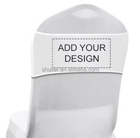 Écharpes de chaise traditionnelles éthiopiennes Habesha personnalisées en 3D avec n'importe quel logo pour la décoration de mariages et d'événements