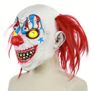 Décoration d'Halloween, masques en silicone d'Halloween, masque de clown tueur, accessoire de <span class=keywords><strong>film</strong></span> avec décoration de fête - Product Image 5